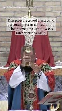 This priest received a profound personal grace at consecration.The internet reacted.