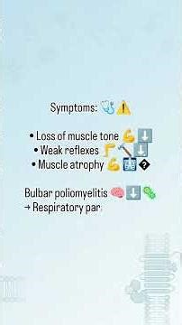 Why Poliovirus Causes Flaccid Paralysis 🦠 | Pathogenesis Explained #microbiology