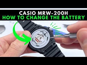 Casio MRW 200H Watch Battery Replacement | Casio 377 Watch battery Replacement