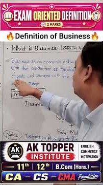 Definition of Business in One Minute! 📗Learn Easy Business Concept #Definition #Class11 #Shorts