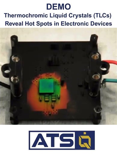 Thermochromic Liquid Crystals, or TLCs for Temperature Mapping Studies