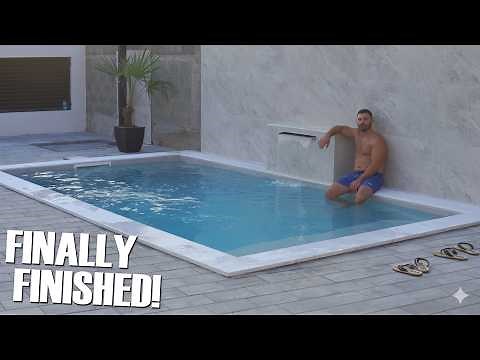 Incredible Backyard Transformation – Pool, Pavement, and Fountain!