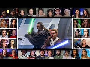 Qui-Gon and Obi-Wan Opening Fight Scene | Star Wars: The Phantom Menace (1999) Reaction Mashup