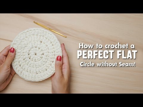 How to Crochet a Perfect Circle Fast!