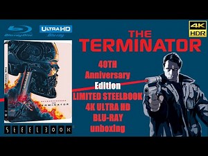 THE TERMINATOR (1984) - 40th Anniversary Edition Limited SteelBook - 4K ULTRA HD + BLU-RAY unboxing