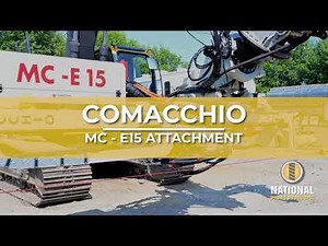 Comacchio MC E15 - Excavator Mounted Drilling Attachment– Limited Access Micropile Drill Rig