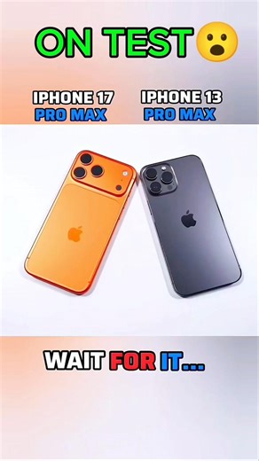 iPhone 17 Pro Maxx vs iPhone 😮13 Pro MAX #shorts #videos #viral#edit