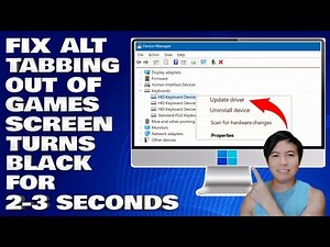 How To Fix Alt + Tabbing Out of Games Screen Turns Black For 2-3 Seconds [Solution]