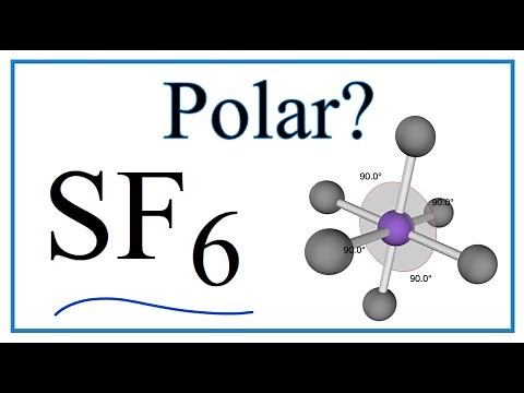 Is SF6 (Sulfur hexafluoride) Polar or Non-Polar?