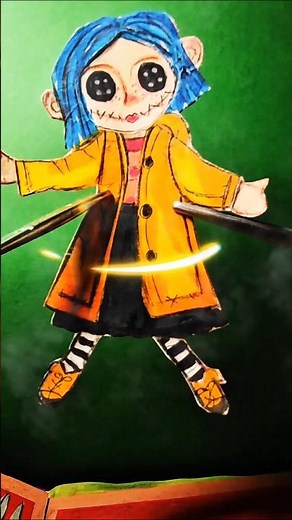 THE MAKING OF CORALINE: A STRANGE TRANSFORMATION RITUAL #coraline #handmade #art #diy #craft