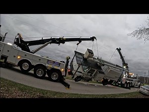 HEAVY ACCIDENT, Twin Rotator Recovery, Straight truck Rollover
