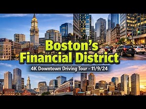 Boston’s Financial District | 4K Downtown Driving Tour - 11/9/24