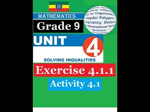Mathematics Grade 9 Unit 4 Exercise 4.1.1 & Activity 4.1(Introduction) ‪@mathT_21‬
