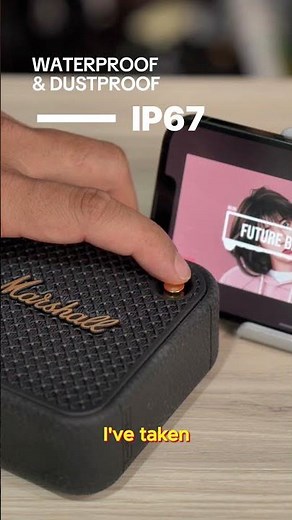 Marshall Willen 2 with IP67 waterproof and dustproof #shorts #minispeaker #portablespeaker