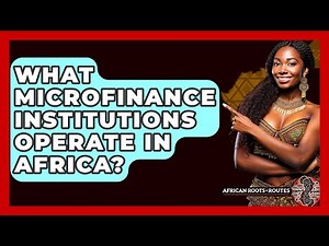 What Microfinance Institutions Operate In Africa? - African Roots And Routes