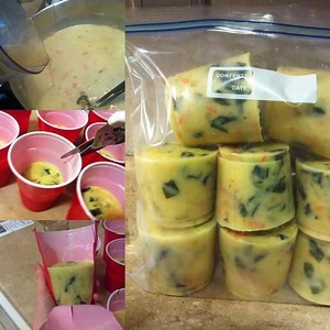 Freezing soup in personal portion sizes!!! 💖💖 Ladle into plastic cups, freeze, pop out of cup!! So smart! Who needs canned soup? Get the Recipe now: http://myincrediblerecipes.com/crazy-good-recipes-you-need-to-try/ | Recipes From Heaven
