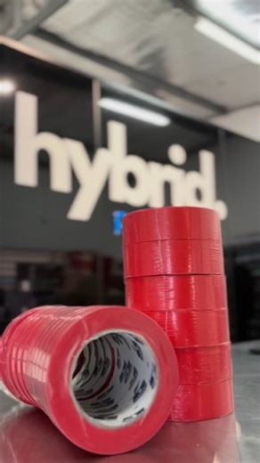 Meet your new favourite masking tape!  Tough against UV, heat, moisture, and solvents, it delivers crisp, super-sharp paint lines even in high-temp projects. Peels off cleanly in one piece, leaving zero residue. #maskingtape #restoration #industrial #paint | Hybrid Paints | Facebook