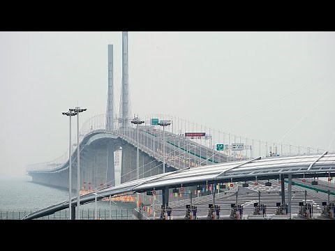 China opens world's longest sea bridge