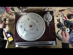 Pioneer PL 707 Turntable Repair Part 3 - Spindle Service, Speed Adjustment, and Wrap Up