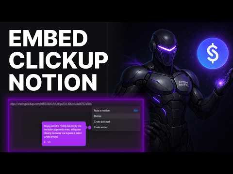 How To Embed ClickUp Into Notion (2026) | Notion Integration