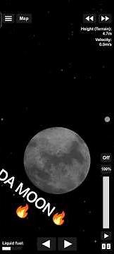 how to go to the moon in space flight simulator #spaceflightsimulator #moon #rocket