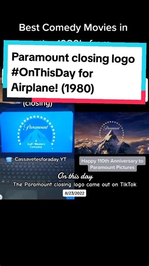 The @Paramount Pictures closing logo came out #onthisday in 2022: AIRPLANE! (1980) #duet with @Civonis Cardenas (📹: Cassavetesforaday YT) #TikTokPH #fyp #ParamountPictures #ParamountPics #ParamountMovies #AirplaneMovie #MovieTok