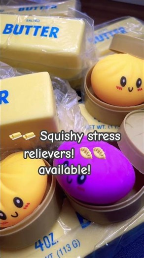 Squishy stress relievers! Butter sticks & soup dumplings 🧈🧈🥟🥟