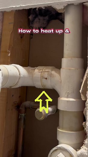 How to heat up & remove a pvc fitting #diy #plumbing #pvcpipe #remodel #tipsandtricks #renovation