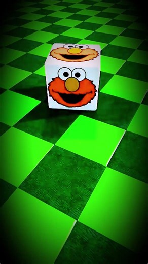 Elmo and Cookie Monster in Satisfying 3D Loops #oddlysatisfying #3danimation