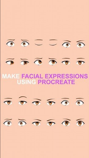 HOW TO ANIMATE A FACIAL EXPRESSIONS USING PROCREATE