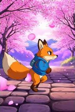 part 74 Veo3 Fox Running Compilation 2D — 100 Animations Across Different Environments 074