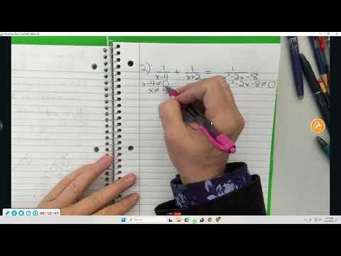 20260202 Solving Rational and Radical Equations