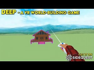 Create WORLDS in VR! FREE VR world- building app for Quest 2 - DEEP!