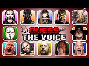 👹 Guess the Scariest WWE Wrestlers by Their Voice (You Won’t Get All!) ✅🎤