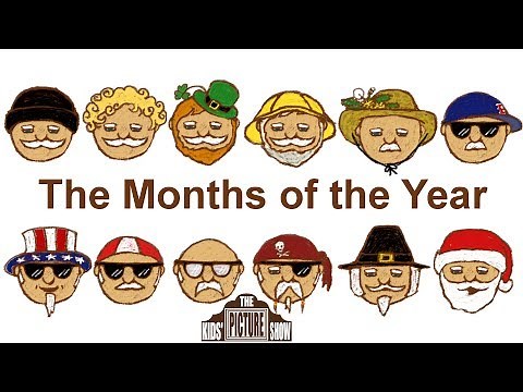 The Months of the Year Rock Song - The Kids' Picture Show (Fun & Educational Learning Video)