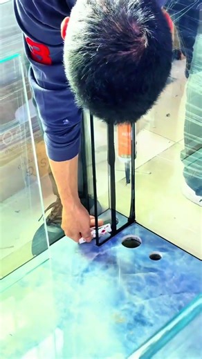 Detailed display of the right-angle overflow in the dragon fish tank#Dragon Fish Tank#Fish