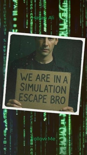 We are in simulation escape bro #shorts #matrix #asanrap
