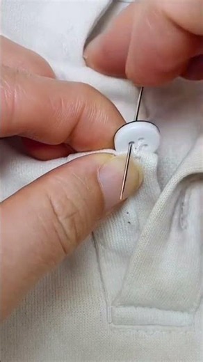 A perfect trick to stitch buttons professionally!