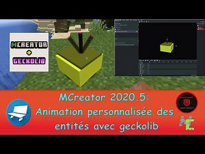 MCreator 2020.5: Animation personnalisée des entités avec geckolib