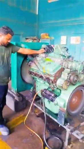 GM 871 Detroit engine fresh smooth start🔥 & powerful sound! #GM871 #DetroitDiesel #EngineRebuild