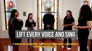 "Lift every voice and sing Till earth and heaven ring, Ring with the harmonies of Liberty; Let our rejoicing rise High as the listening skies, Let it resound loud as the rolling sea." -- "Lift Every Voice and Sing," performed for Juneteenth 2022 by Baylor students & alumni: Manny Adesanya (sophomore), Christine Ajayi (BSFCS '22), Gloria Awowoyin (senior), Macaiah Jones (sophomore), and Bobbie Oramalu (sophomore) Arranged by Jada Holliday (BA '22) Recorded in Memorial Chapel on the Baylor Univers