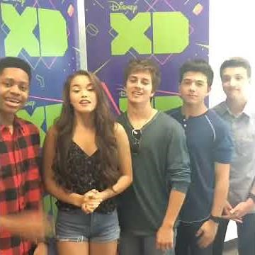 Billy Unger, TJ Williams, Cameron Boyce & Mighty Med cast