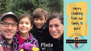 Magnetic Chalkboard Sign Kit - 12x17 Framed Hanging or Tabletop Chalk Board with Easel Stand, Acrylic Markers, Design & Letter Stencils for Chalkboard Art, Kitchen Countertop Menu (Rustic Wood)