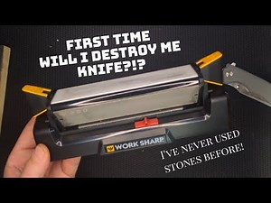 Work Sharp Benchstone!! Unboxing and First use! Pete from Cedric and Ada made me do it!