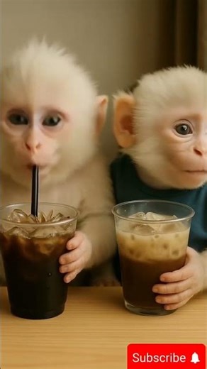 papsi drink monkey baby 🍹🍹🍹😘😘😘😍😍😍🤣🤣🤣 #monkey #funny #monkey #drink #baby