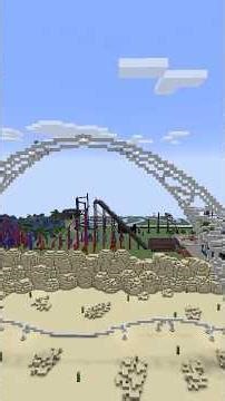 Minecraft Falcon's Flight! #shorts #minecraft #amusementpark #minecraftbuilding #create #createmod