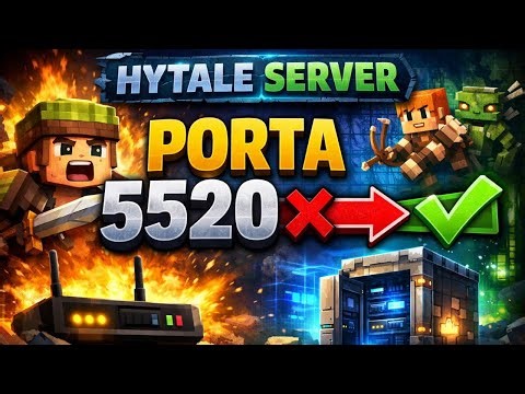 HYTALE | Aprire la PORTA 5520 e far entrare gli AMICI nel server