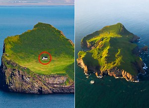 YouTuber Visits the World's Loneliest House on Elliðaey, a Remote Island South of Iceland