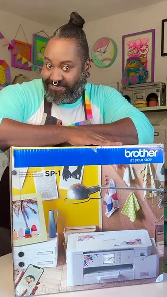 Crafting Dreams into Reality: Mr. Larrie's Choice for Precision - Brother Sublimation Unleashed! The Brother Sublimation Printer is ideal for any maker, artist, or designer as it allows you to create vibrant designs, patterns, motifs, or decorations using Artspira, Brother’s editing and design app. | Brother Crafts USA