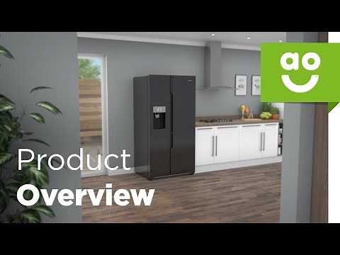 Hisense American Fridge Freezer RS694N4TB1 Product Overview | ao.com